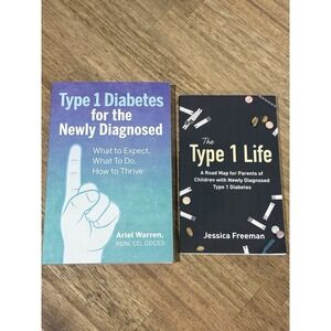 Type 1 Diabetes‎ Books Lot of 2 Newly Diagnosed Type 1 Life